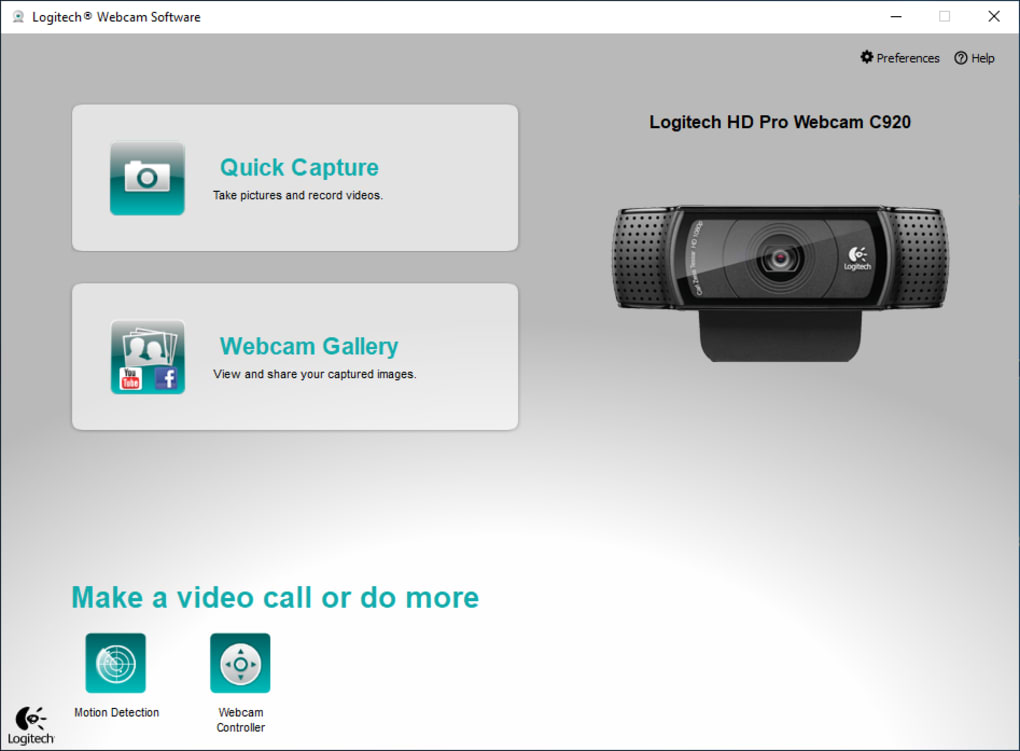 logitech webcam software download windows 7