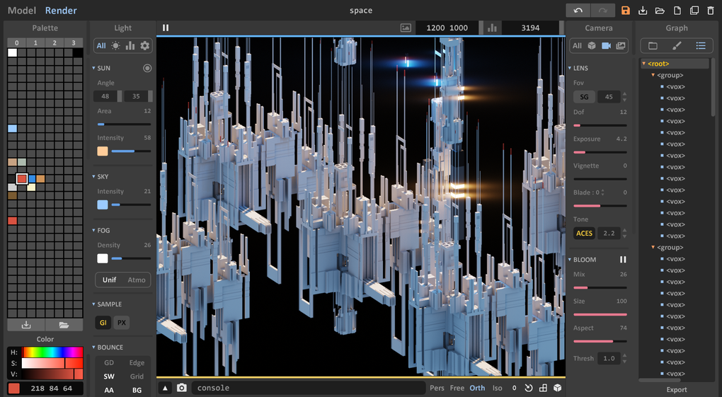 magicavoxel smooth edges