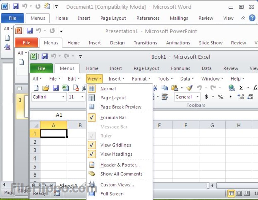 Microsoft Office Compatibility Pack for Word, Excel, and PowerPoint
File Formats Free