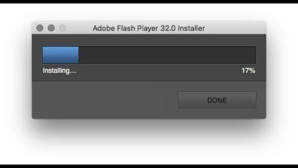 updating adobe flash player on mac