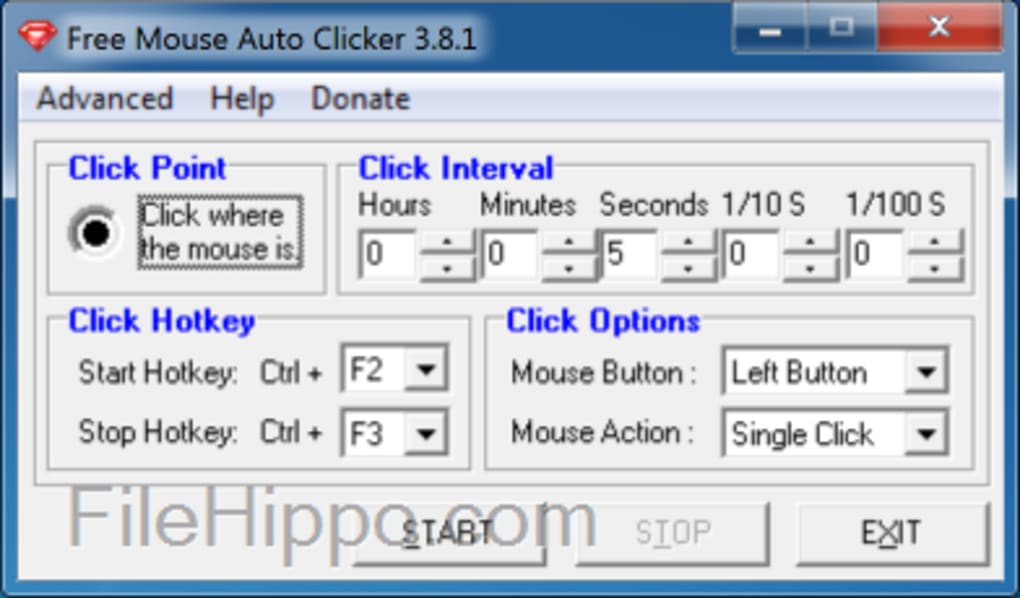 Download Free Mouse Auto Clicker 3.8.5 for Windows ...