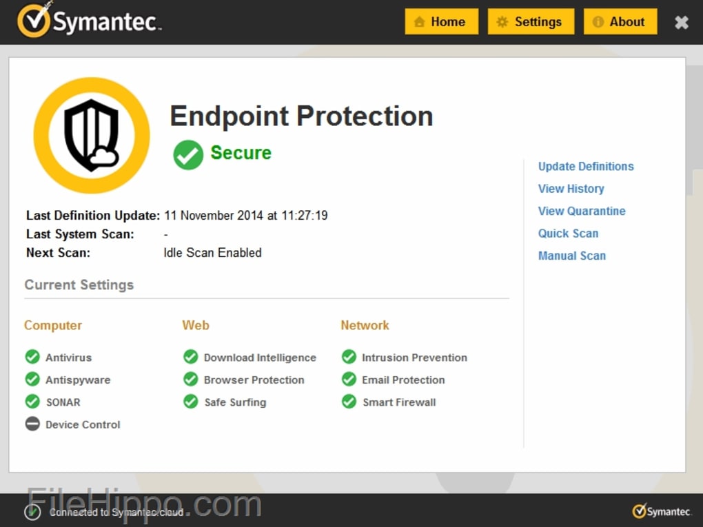 deploy symantec endpoint protection windows 10