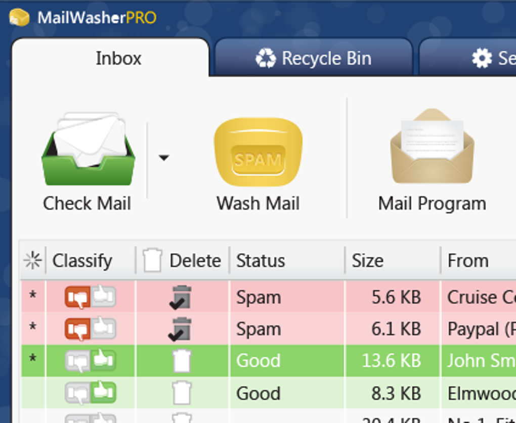 MailWasher Pro 7.12.154 instal the new version for ipod