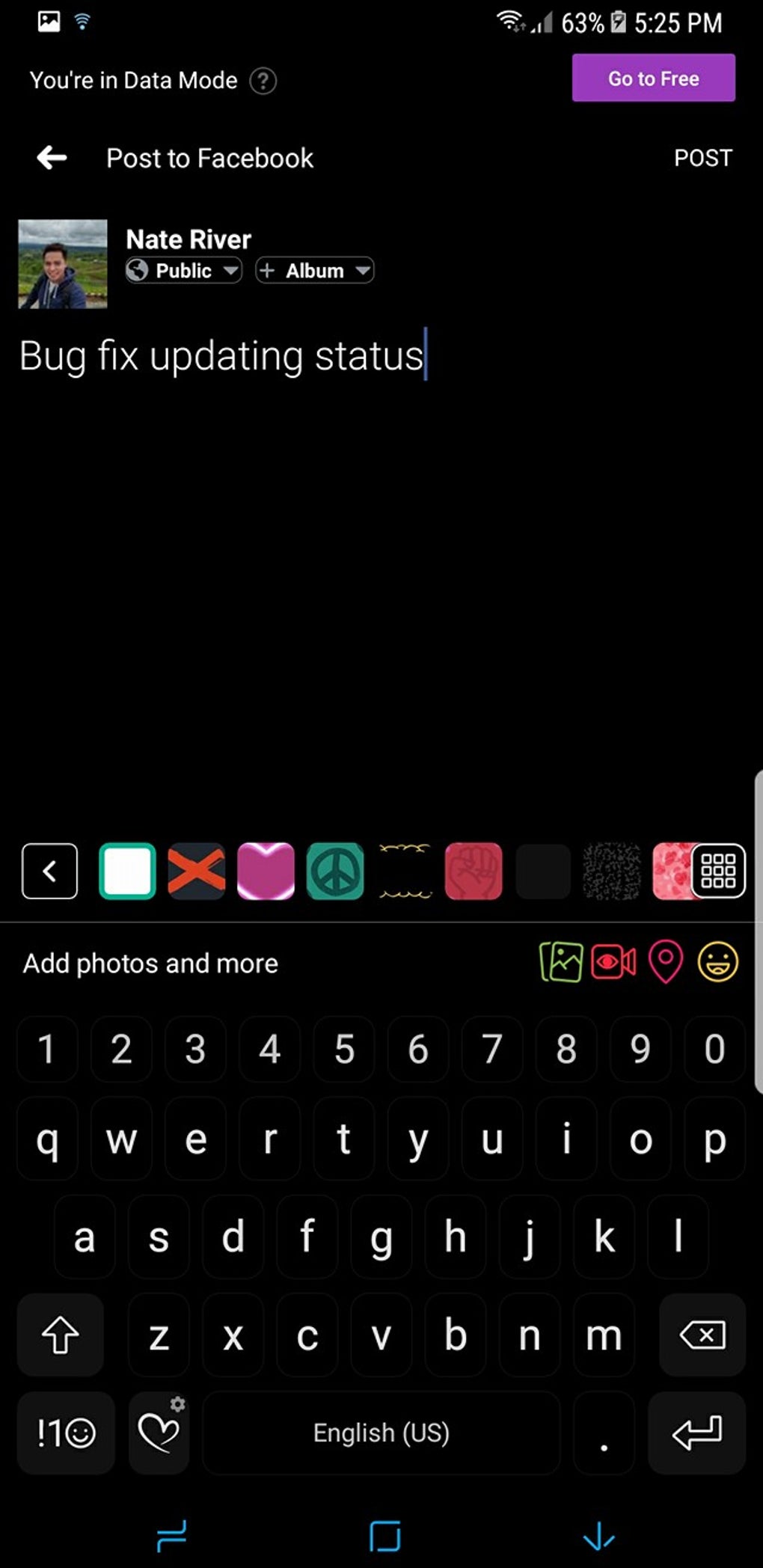 facebook dark apk