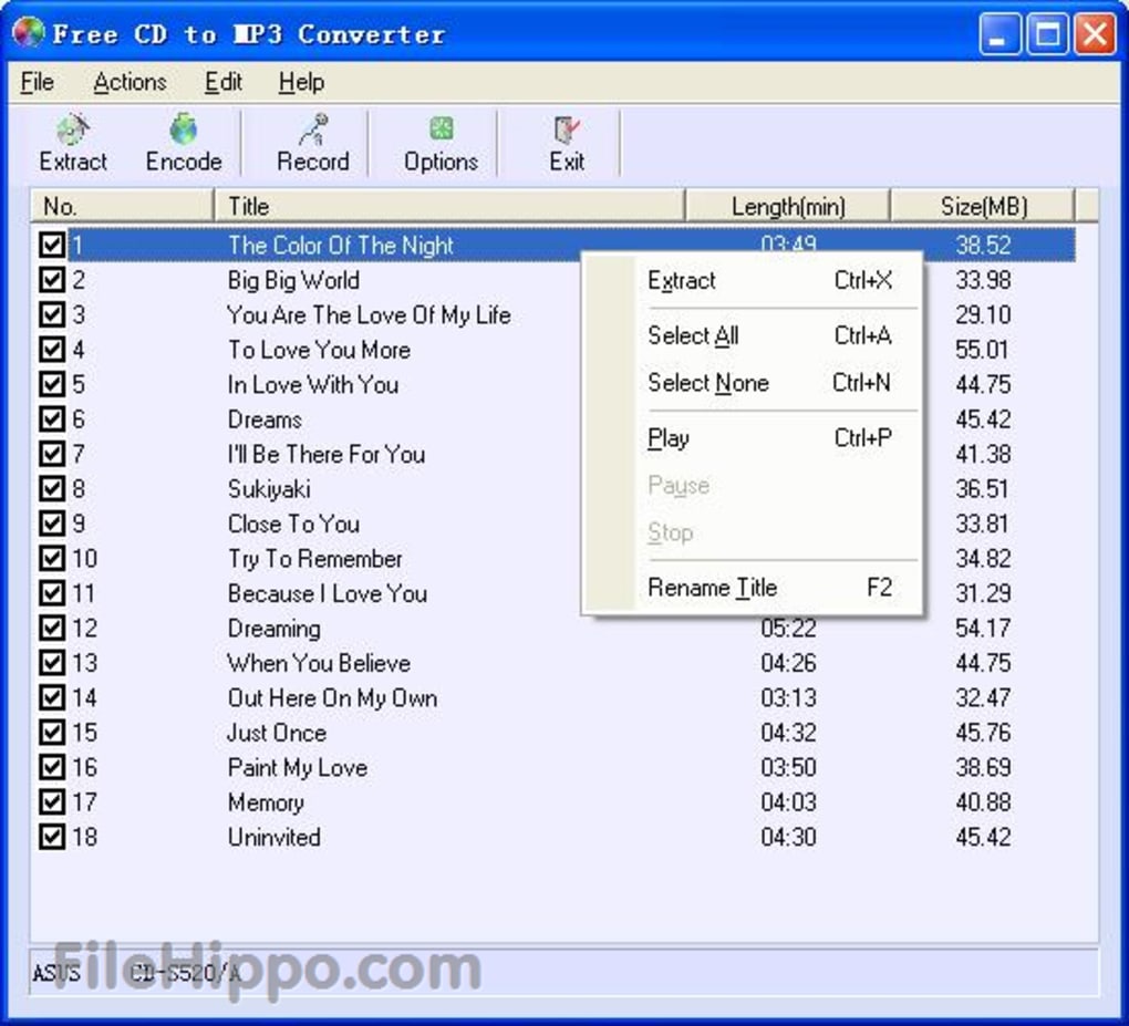 cd converter to mp3 free download