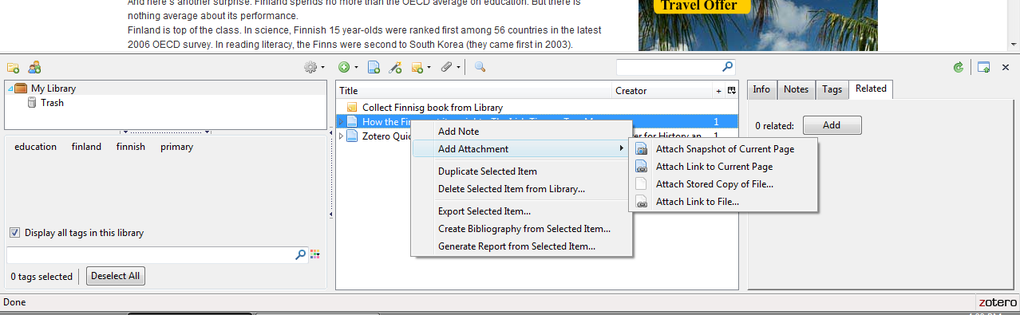 Zotero 6.0.27 instaling