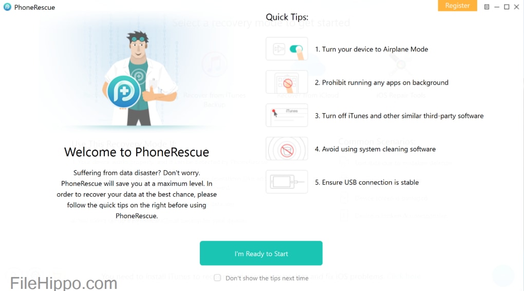download the last version for android PhoneRescue for iOS