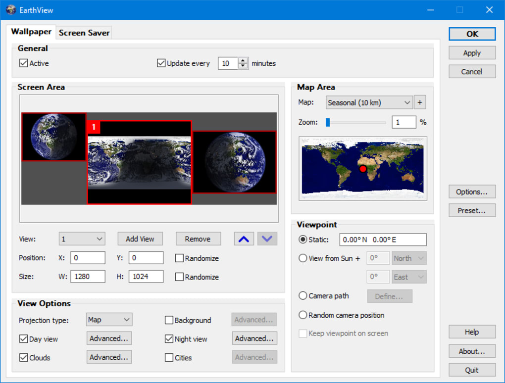 EarthView 7.7.11 for windows download