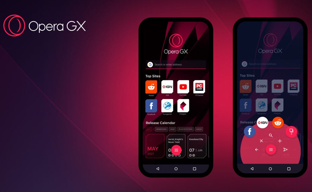 download the new for android Opera GX 101.0.4843.55