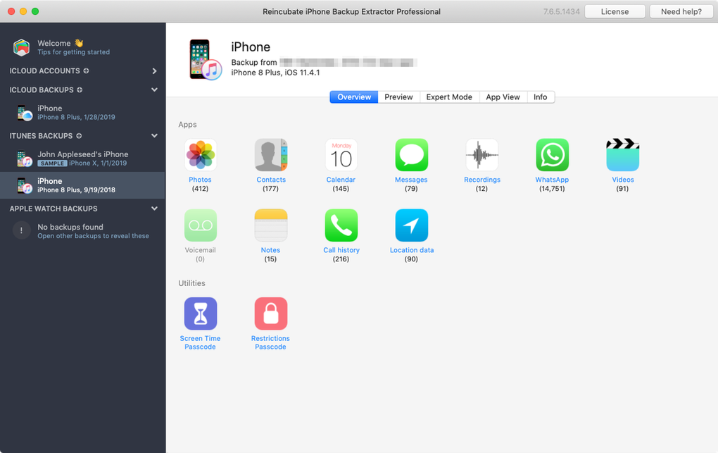 iphone backup extractor full version