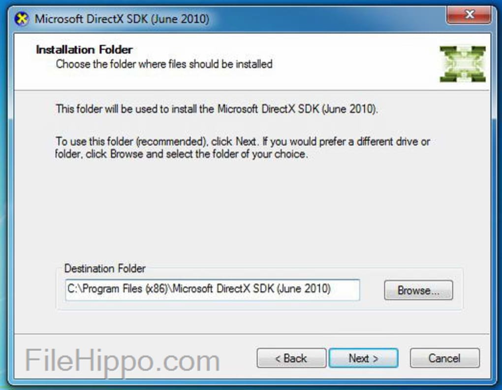directx sdk windows 7