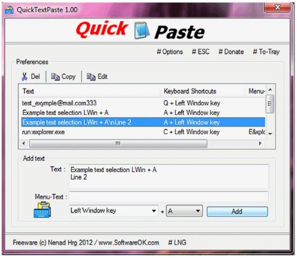 free instals QuickTextPaste 8.71