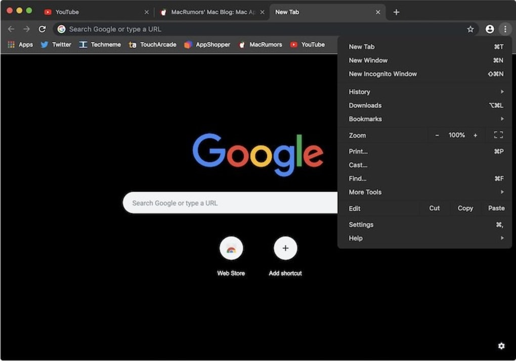 how to update google chrome mac