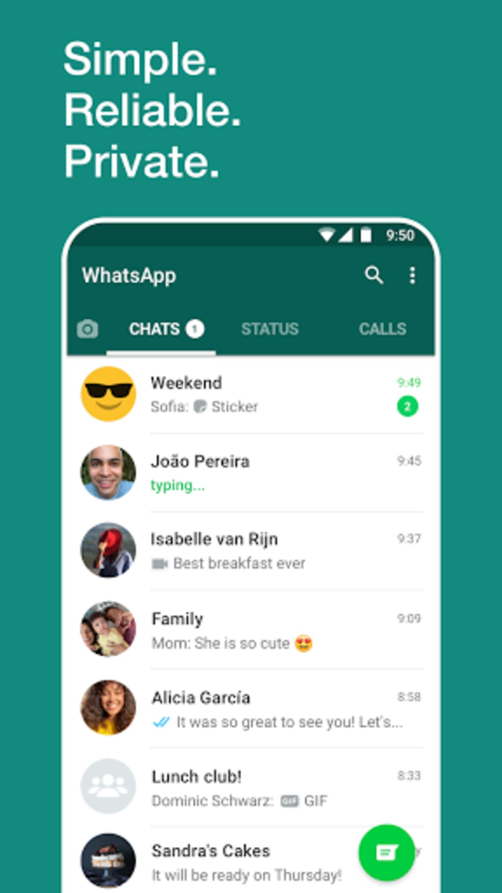 downloading whatsapp messenger for android