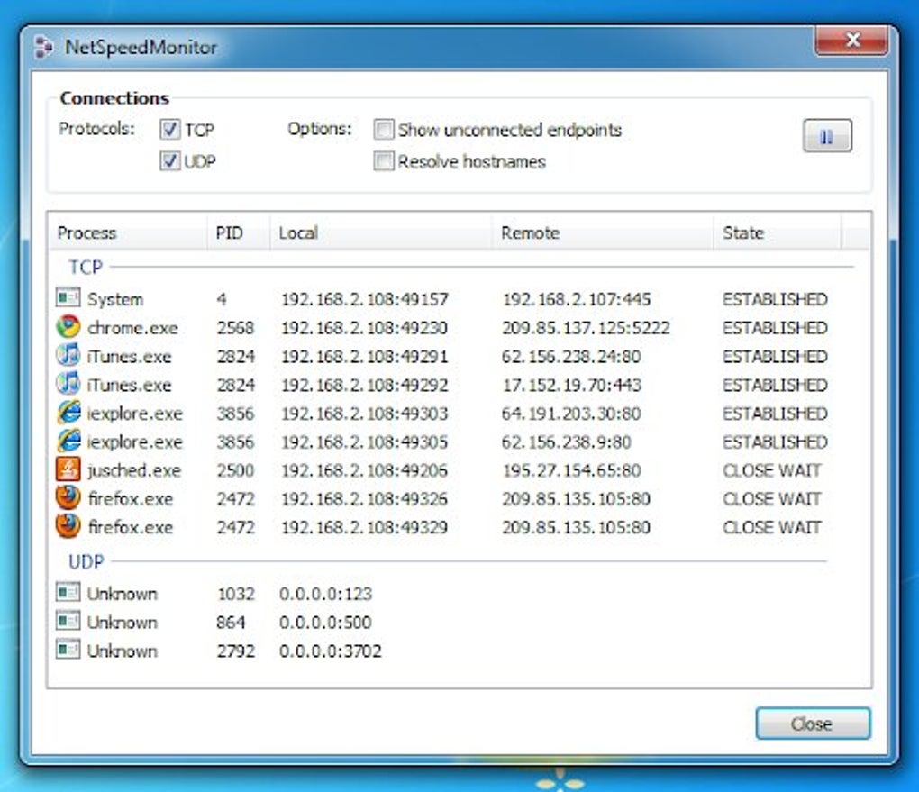 download netspeed monitor