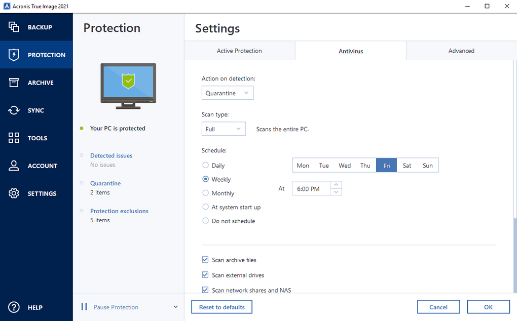 acronis true image log file