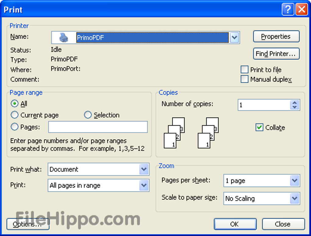 PrimoPDF 3 1 F r Windows Downloaden Filehippo