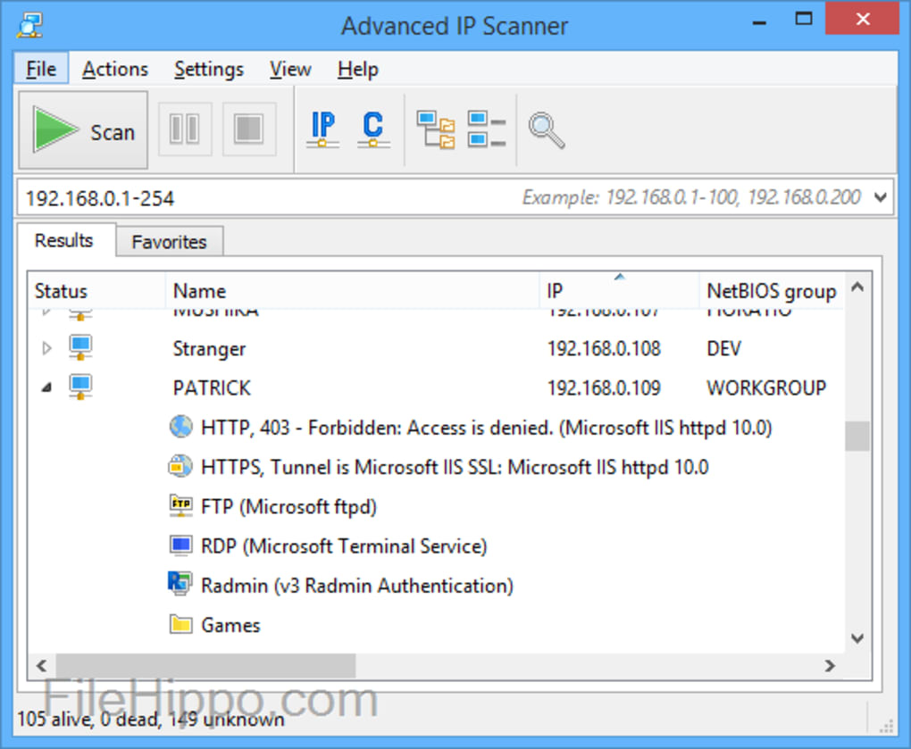 advanced ip scanner for ubuntu