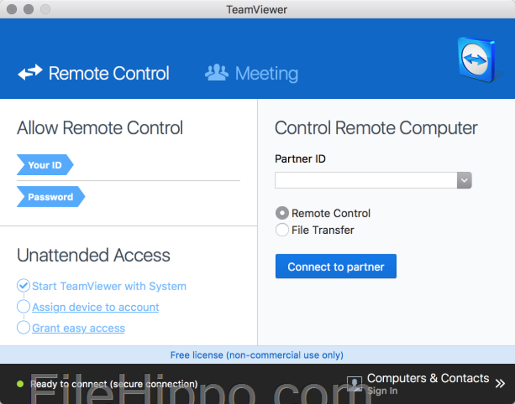 teamviewer host for mac