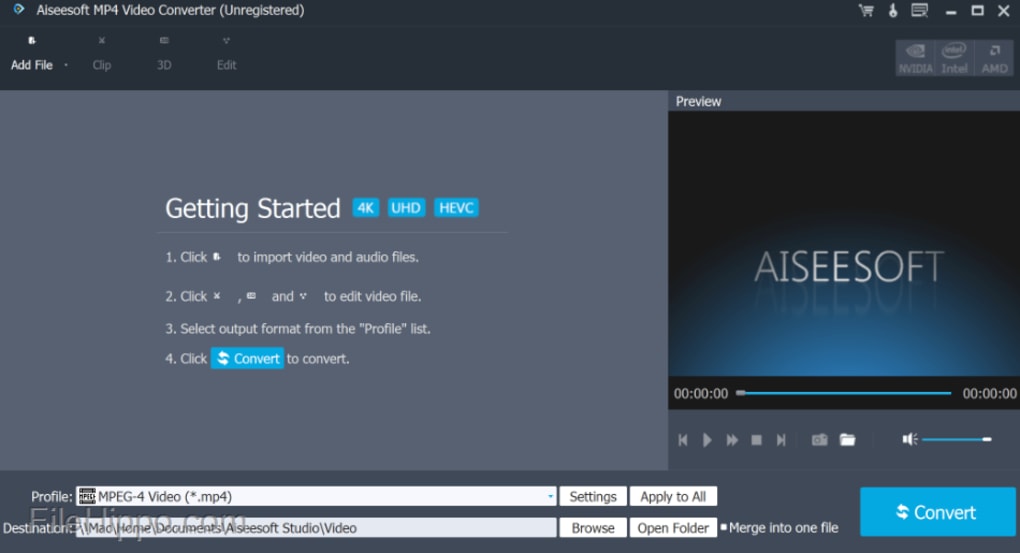 Aiseesoft MP4 Video Converter Trial version