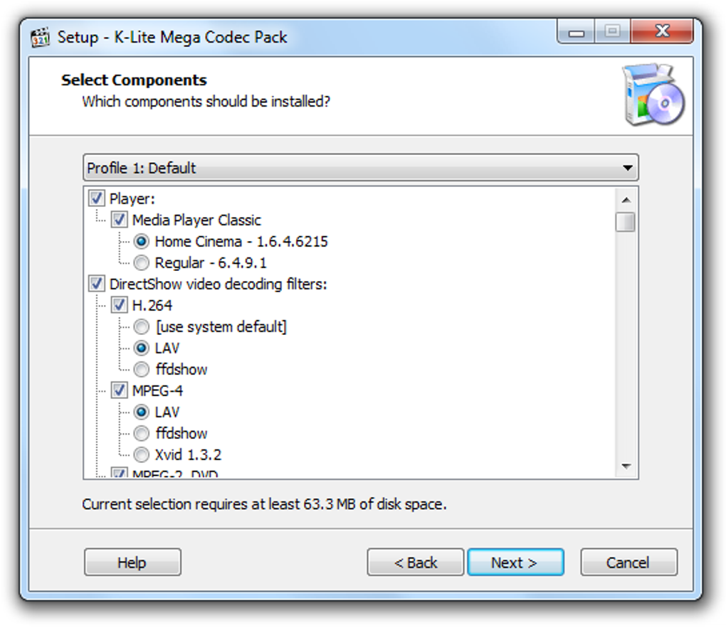 Scarica K-Lite Mega Codec Pack 15.5.0 per Windows - Filehippo.com