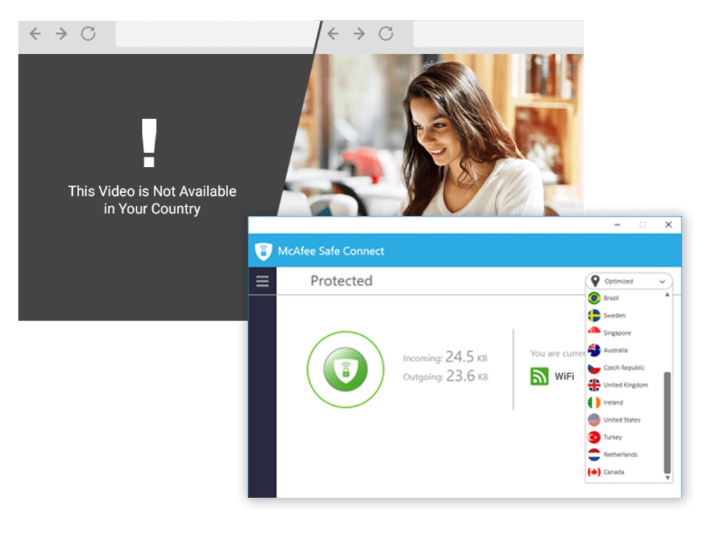 mcafee vpn for android