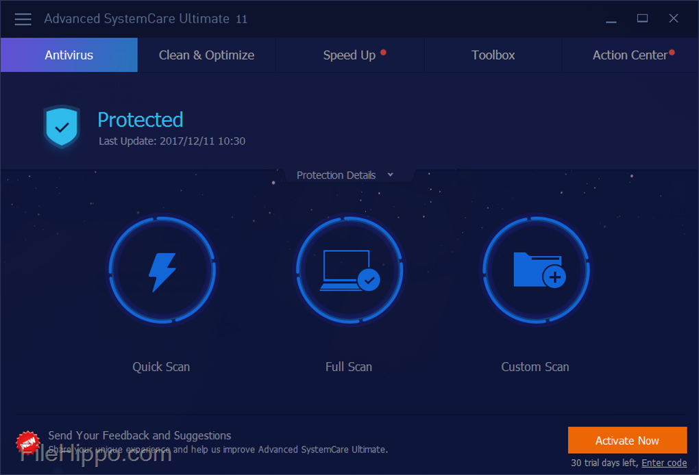 uninstall iobit advanced systemcare