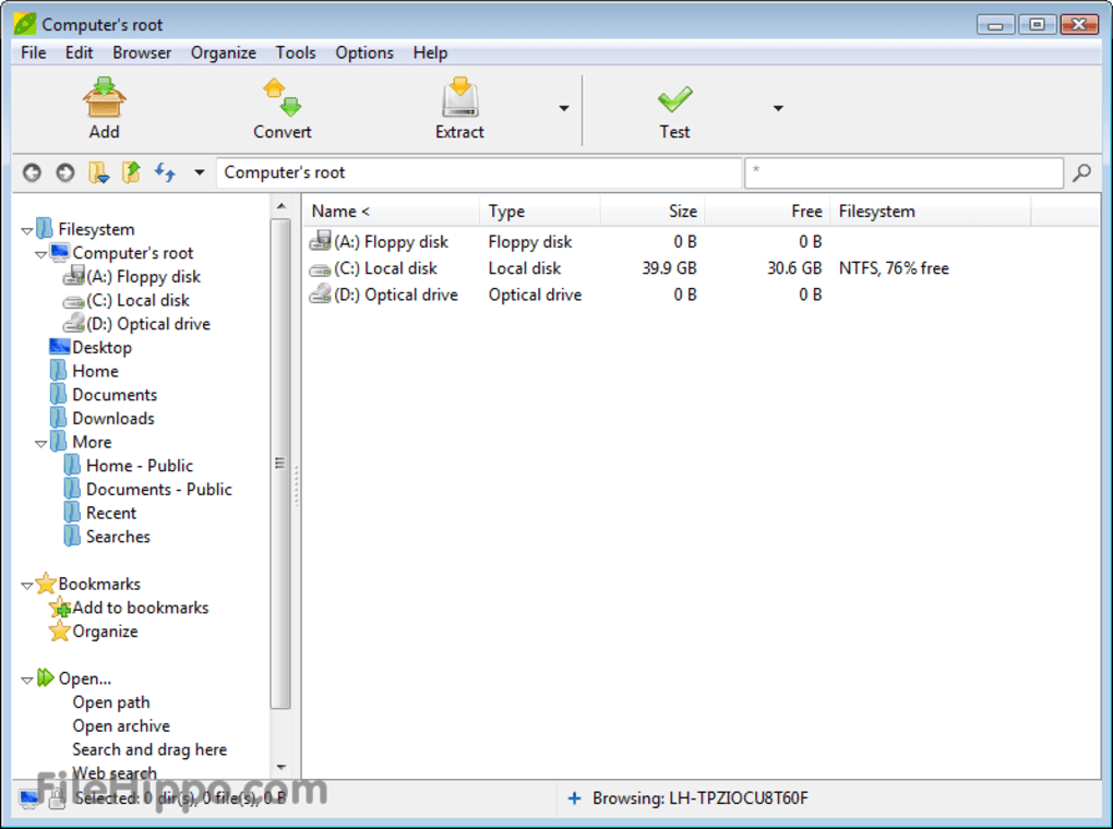 PeaZip 9.3.0 download the last version for windows