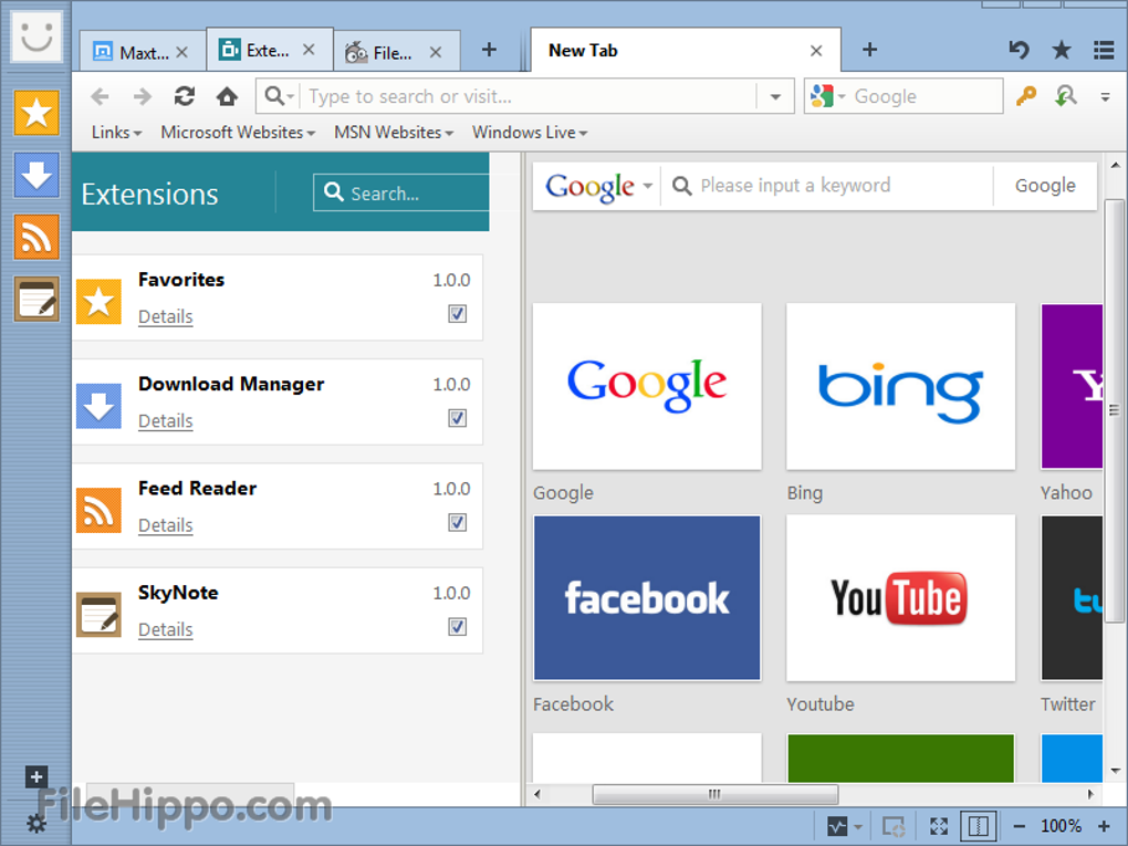 maxthon browser 3.0.5.7