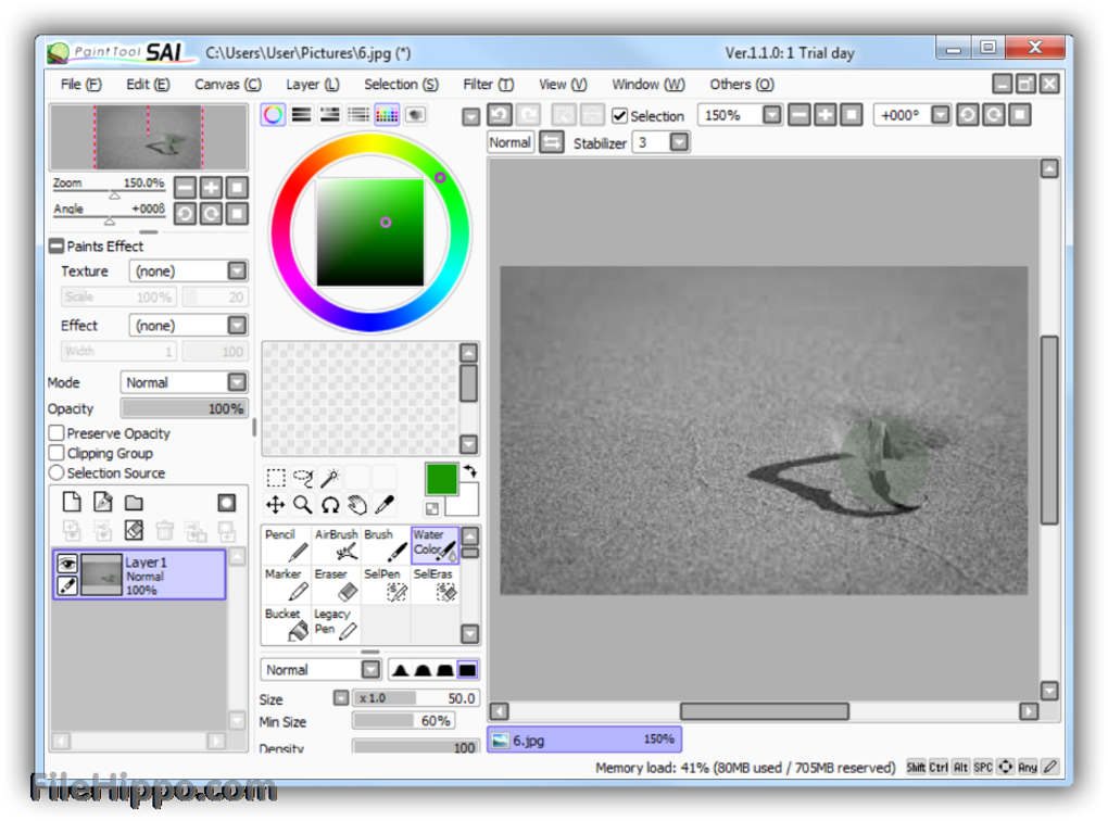 download sai paint tool