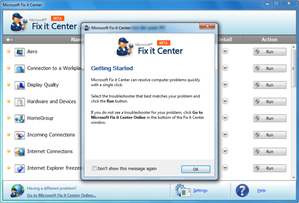 microsoft fix it tool windows 7 download