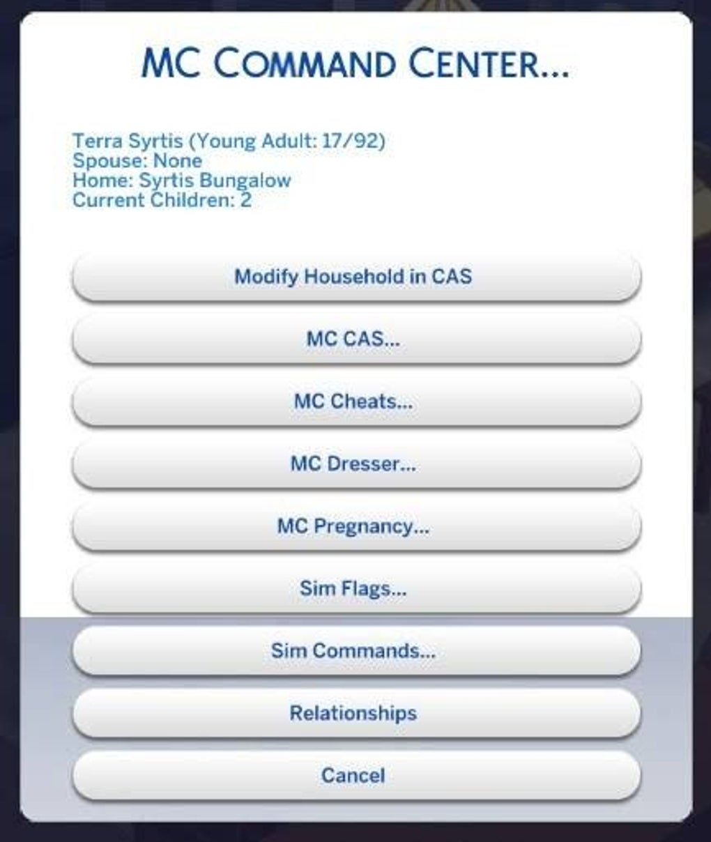 using mc command center