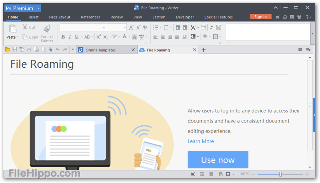 wps office english version free