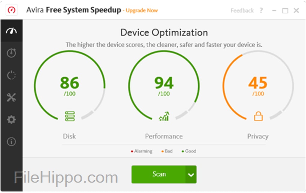 Avira Free System Speedup Trial version