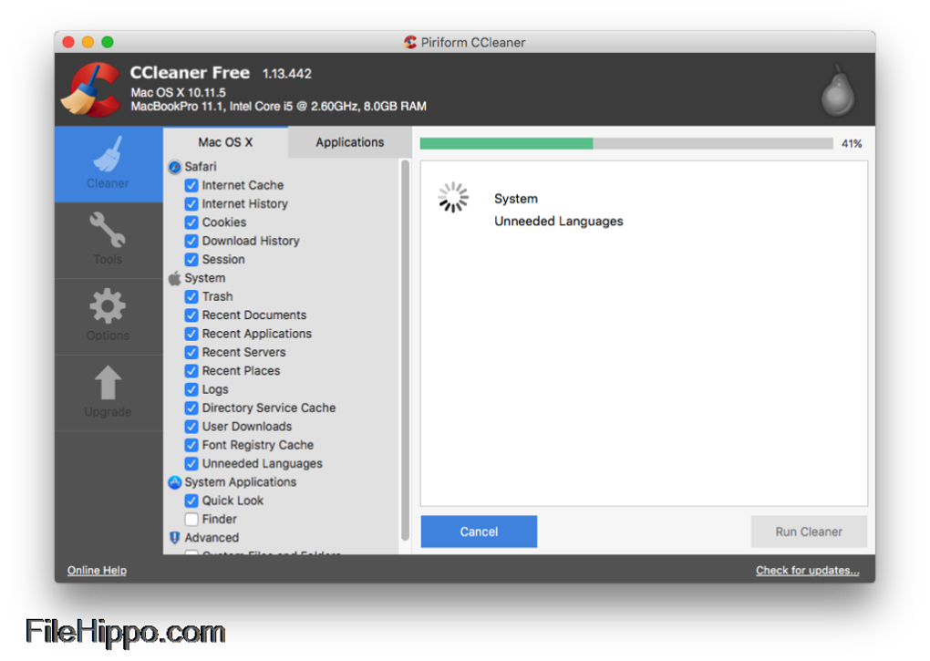 ccleaner free download italiano windows vista