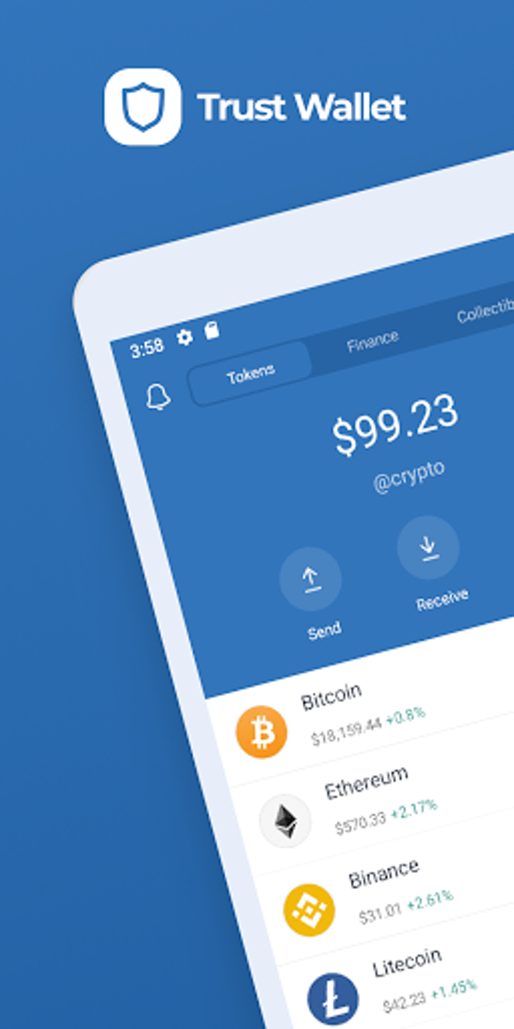 trust: crypto & bitcoin wallet by six days llc