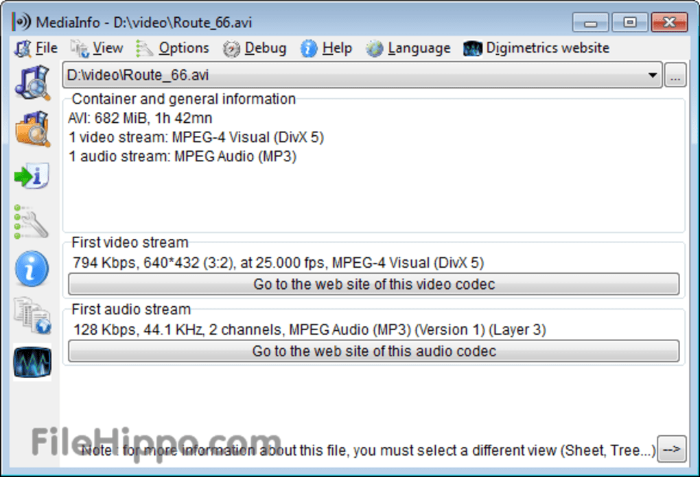MediaInfo 23.07 + Lite for mac instal free