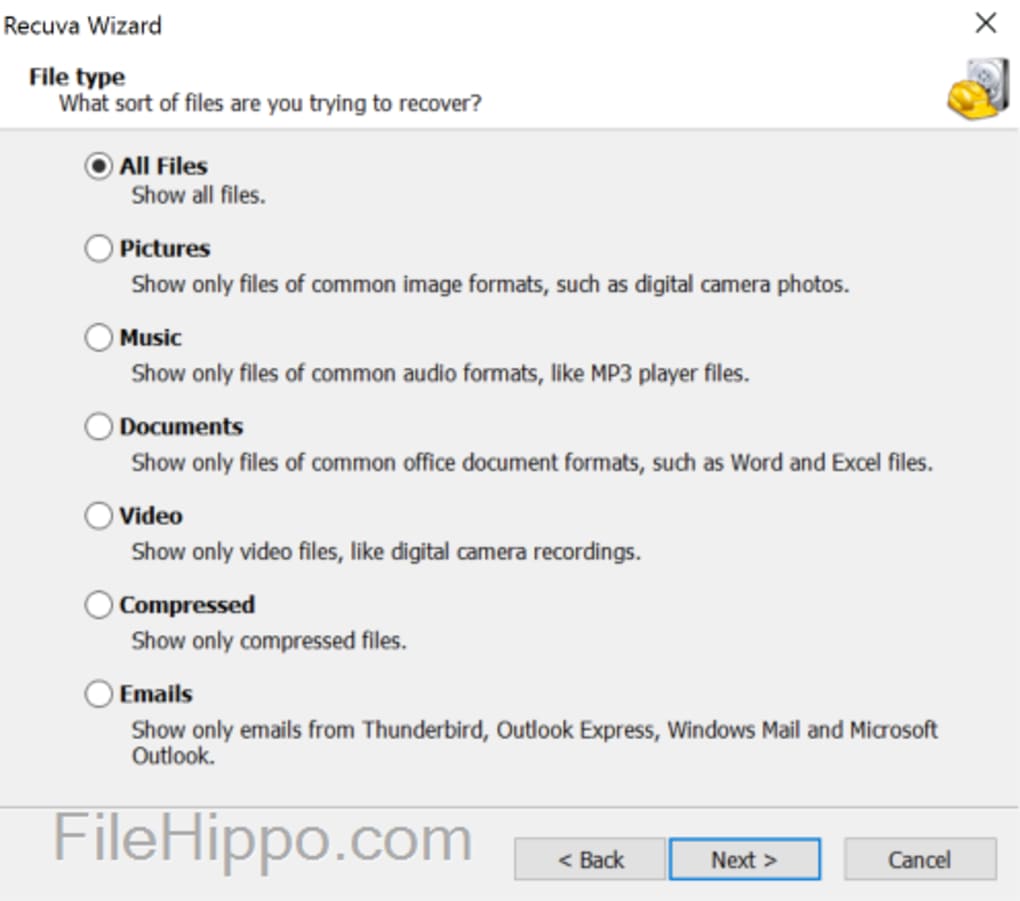 Download Recuva 1.53.1087 for Windows - Filehippo.com