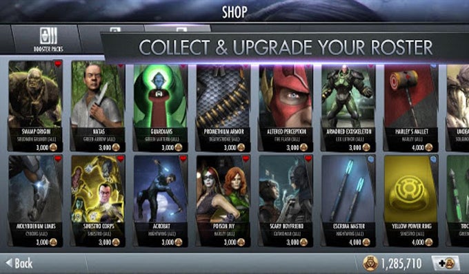 Injustice : God Among us Mobile Android & IOS,COMOBO 3