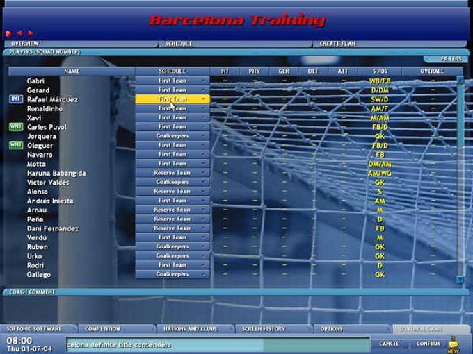 Download Championship Manager (DOS) game - Abandonware DOS