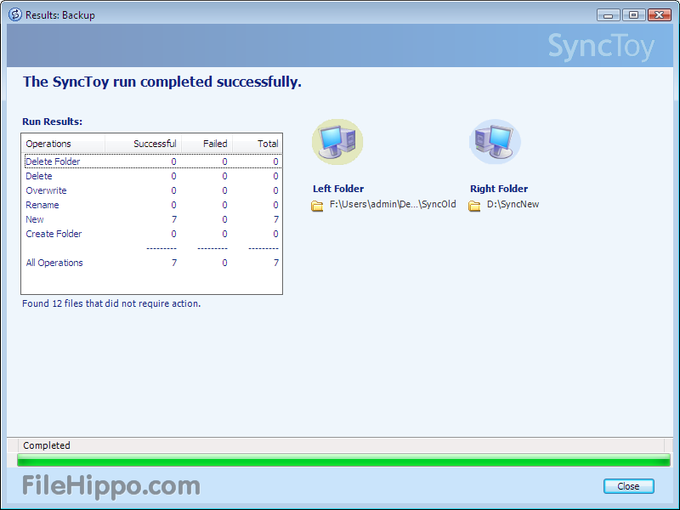 synctoy