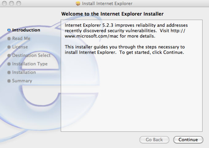 internet explorer for mac 10.6 8
