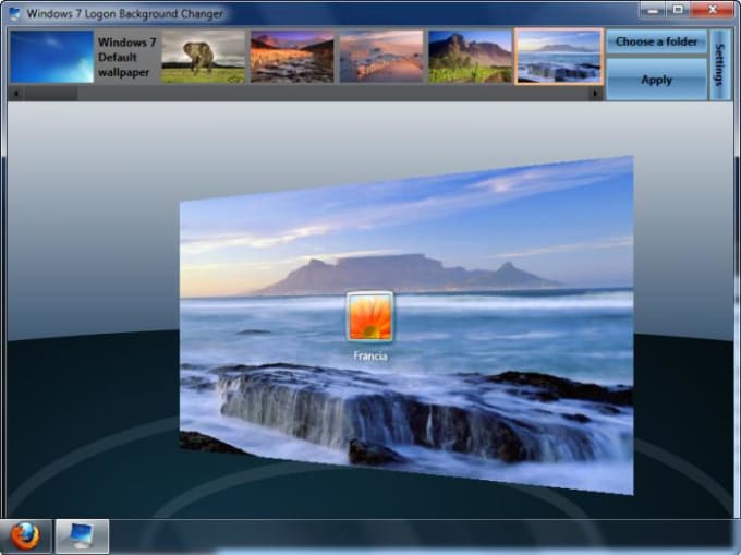 Download Windows 7 Logon Background Changer .0 for Windows -  