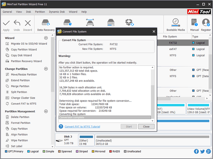 descargar mini tools partition tools