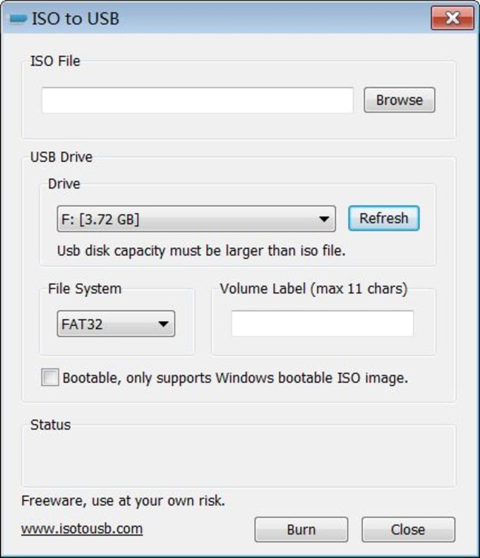 iso to usb bootable