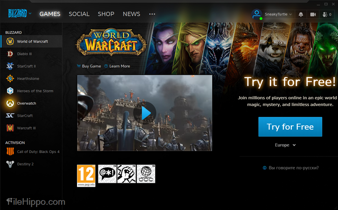 Battle.net for Windows - Download it from Uptodown for free