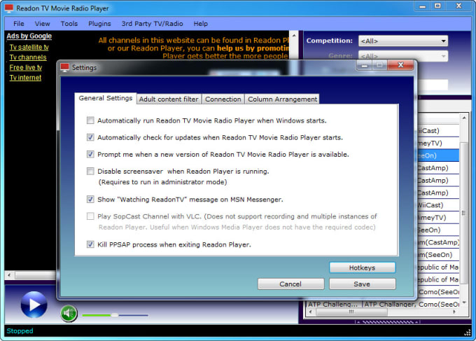 Descargar Readon TV Movie Player 7.6.0.0 Windows - Filehippo.com