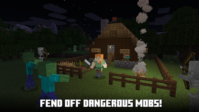 Demonstração do Minecraft Pocket Edition v010 por OffiDocs