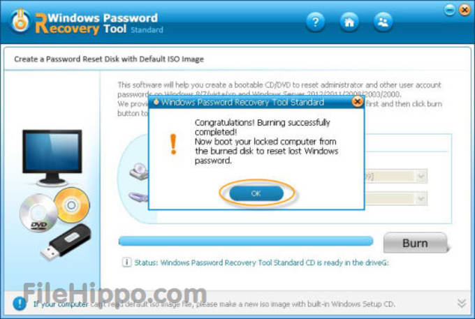 windows 10 password recovery tool usb
