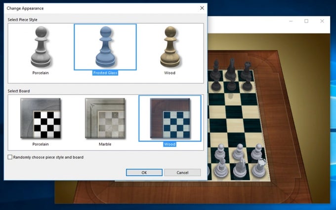 Desafiando o Chess Titans do Windows com uma peça a menos no nível